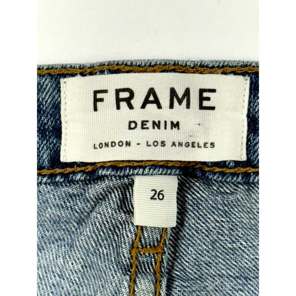 FRAME Men Denim Le Grand Garcon Size 26 Light Wash Straight Leg 28" Inseam - Picture 2 of 10